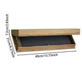 thumbnail image 4 of Magicflap Designer Shelf with Secret Compartment Floating Shelf with Hidden Compartment Wall-Mounted Storage Rack Concealed Floating Wallboard for Living Room or office, 4 of 7