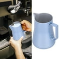 thumbnail image 4 of Steaming Pitchers, Streamlined 550ML Odorless Coffee Pitcher Cup, For Cafe Milk Cafes Bars Blue 550ml, 4 of 8