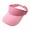 Pink, variant on 2-Pack Sun Visor Adjustable Cap Hat Athletic Wear (White)