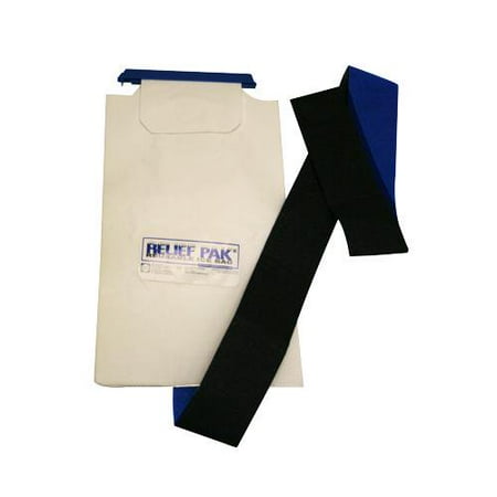 Relief Pak\xc2\xae Insulated Ice Bag - Hook/Loop Band - large - 7" x 13" - Case of 10