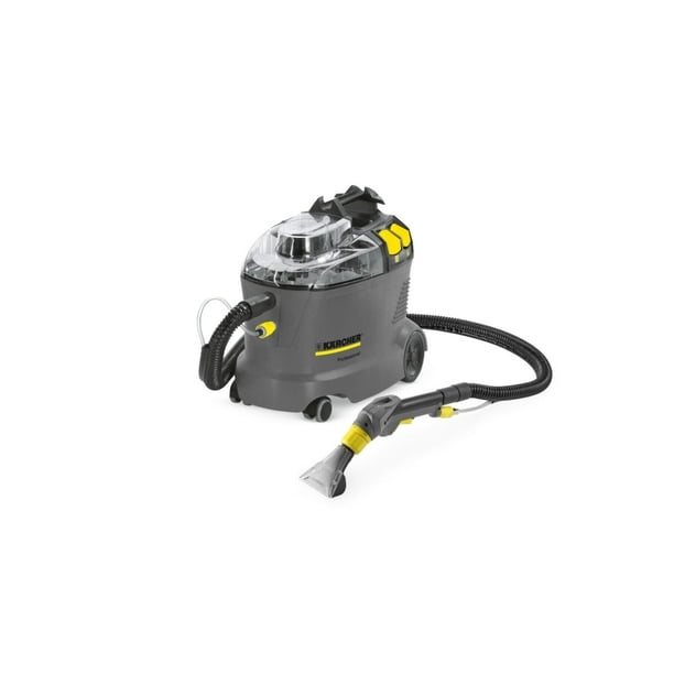 Kärcher Puzzi 8/1 C Drum vacuum cleaner 1200W Negro, Gris, Amarillo - Aspiradora (1200 W, 220-240, 50/60, Aspiradora de tambor, Sin bolsa, Negro, Gris, Amarillo)