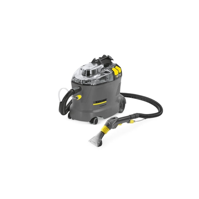 Kärcher Puzzi 8/1 C Drum vacuum cleaner 1200W Negro, Gris, Amarillo - Aspiradora (1200 W, 220-240, 50/60, Aspiradora de tambor, Sin bolsa, Negro, Gris, Amarillo)