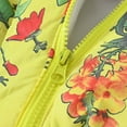 thumbnail image 6 of XXWXYD Kids Boys Girls Floral Print Winter Coat, Cotton Parka Hooded Snowsuit Jacket, Warm F𝗎r-Lined Windproof Puffer Outerwear, Thicken Down Insulated Waterproof, 6 of 8