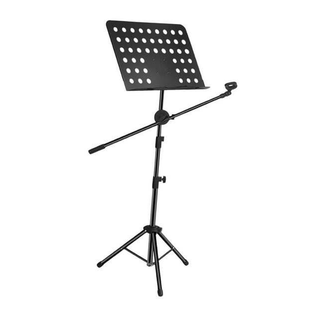 Soporte para partituras musicales, soporte para partituras musicales, antideslizante, estable, profesional, plegable, para principiantes, violinistas negro