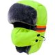 thumbnail image 1 of Gorro cálido de invierno unisex 3 en 1, gorro de bombardero de piel sintética con orejeras y máscara extraíble Acsergery, regalo, 1 of 5