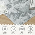 thumbnail image 5 of EastVita Area Rugs Carpets 4'*6' Area Rugs for Living Room Bedroom Modern Abstract Floor Carpet Non-Slip Low Pile Rug Soft Foldable Accent Rug Farmhouse Home Decor,Grey grey 4'*6', 5 of 7