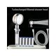 thumbnail image 1 of 1set One-Click Stop Water Hose With Filter Maple Leaves Turbocharged Shower Head With Handle Bathroom Shower Set, Includes Bottom Cushion Pad, Hole-Fr, 1 of 5