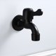 thumbnail image 1 of Grifo de montaje en pared negro de acero inoxidable 304, grifo de agua para jardín para baño (calibre: 1/2), 1 of 5