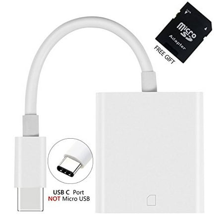 USB C SD Card Reader, USB C Trail Game Camera Card Viewer Reader for Apple MacBook Pro, Samsung Galaxy S8, Type-C Android Phone and Tablet (with Type-C and OTG Function) No App (Best Jpeg Viewer For Android)