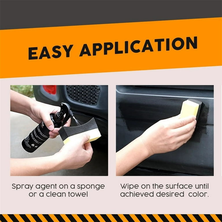 30ML Auto Plastic Parts Refurbish Agent Car Interior Dashboard Restorer &  Sponge
