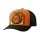 thumbnail image 1 of Gorra De Camionero 1 gorra de camionero de Halloween para adultos, accesorio de disfraz de temporada espeluznante con diseño clásico naranja Yulucky, 1 of 8