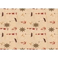 thumbnail image 1 of Ahgly Company Machine Washable Indoor Rectangle Transitional Construction Cone Orange Area Rugs, 2' x 3', 1 of 7