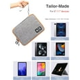 thumbnail image 4 of Luxtude Travel Cable Organizer Bag, Electronic Organizer Travel Case Large, Cord Organizers Bag, Tech Bag for Cable Storage/Cord Storage/iPad Pro(up to 11")/Wall Charger/Electronic Accessories, 4 of 4