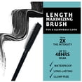 thumbnail image 2 of Khasana Ultra Lengthening Dramatic Effect Black Mascara, Waterproof & Long Lasting Formula, Length Maximizing Wand, Up to 48 Hrs Long Wear, Paraben Free & Cruelty Free, 1 Count, 2 of 8