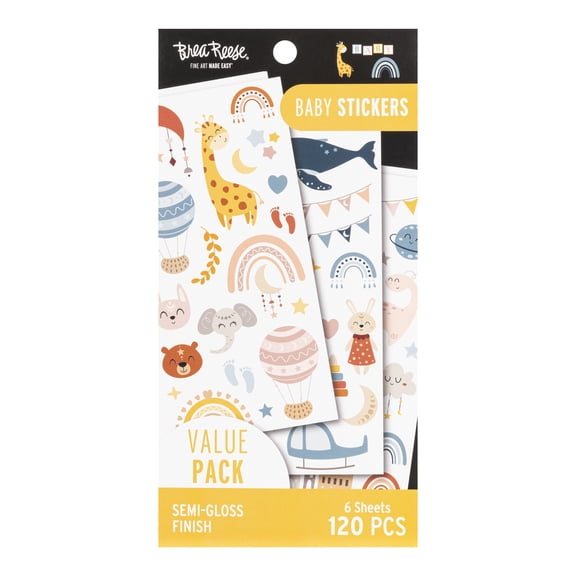 Brea Reese® Sticker Pack - Baby Celebration