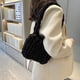 thumbnail image 5 of Bolso tejido a mano para mujer, bolso de hombro de punto de lana a la moda, regalo de vacaciones (negro) Ehuebsd Para Estrenar, 5 of 6