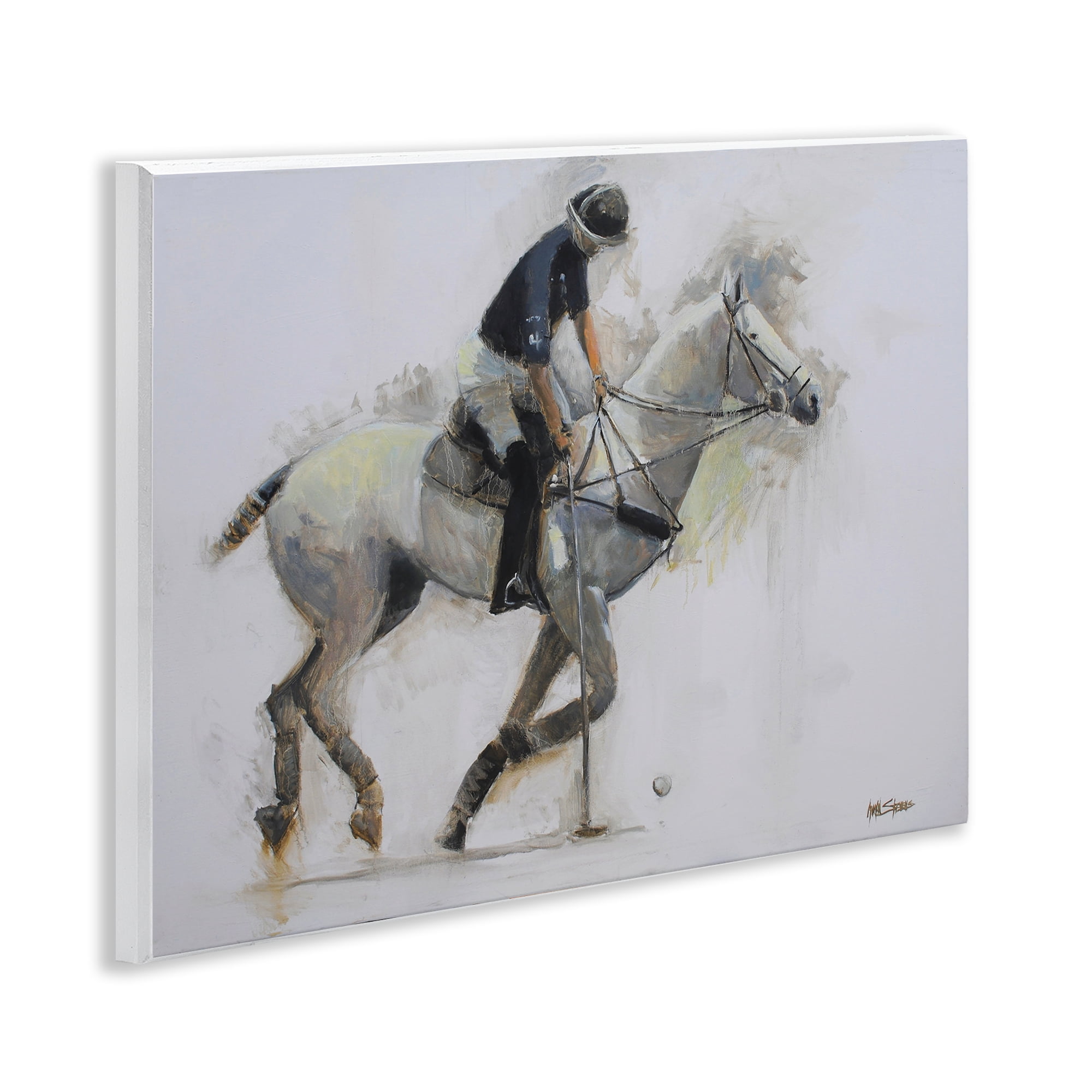 Stupell Industries Polo Rider in Motion Wall Plaque Art, design by Jadei Graphics