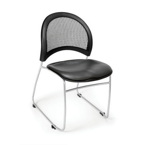 Moon Stack Vinyl Chair, Charcoal
