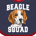 thumbnail image 4 of Inktastic Dog Beagle Squad Boys or Girls Baby Bib, 4 of 4