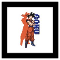 Gallery Pops Dragon Ball: Super - Goku Icon Wall Art, Black Framed Version, 12" x 12"