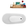 thumbnail image 3 of 63" Streamline N460-IN-BL Soaking Freestanding Tub and Tray With Internal Drain, 3 of 7