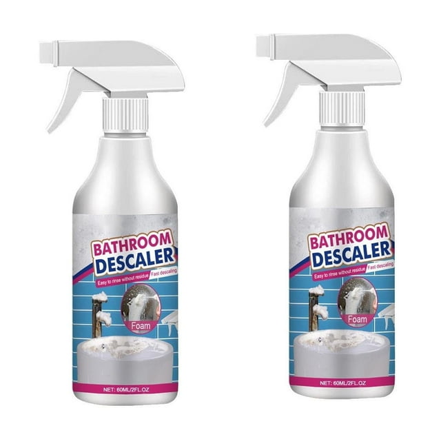 Limpiador de Baño, Desincrustante de Cristales para Baño, para Azulejos, Grifos, Limpiador de Bañeras, 120 Ml