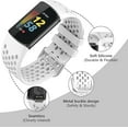thumbnail image 3 of Sport Straps For Fitbit Charge 5 - Adjustable Silicone Replacement Watch Bands, 3 of 5
