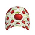 thumbnail image 2 of Haiem Fruit Apples Baseball Cap Dad Hat Cotton Soft Adjustable Fashion Hats for Men Women Unisex Style Headwear, 2 of 9