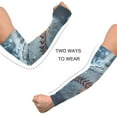thumbnail image 4 of ALAZA Fire Baseball Water UV Sun Protection Arm Sleeves UPF 50+ Compression Cooling Sleeve 1 Pair, 4 of 7