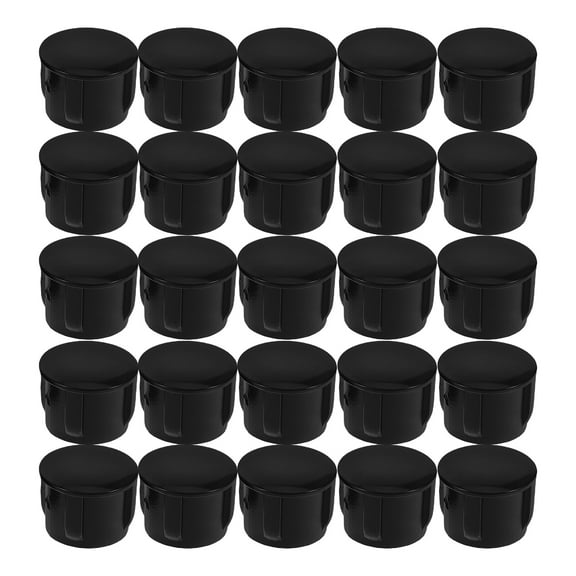Zehuanyu 25 Pcs Decorative Claw Clip Toilet Brush Handle Cover 1.60X1.60X1.30CM Black