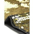 thumbnail image 5 of DARING DIVA Women's Spaghetti Strap Sequin Cami Club Party Cropped Tank Tops XS Gold, 5 of 6