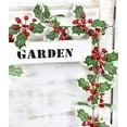 thumbnail image 5 of Asisol 6 Feet Red Berry Christmas Garland, Flexible Artificial Berry Garland for Home Fireplace Decoration Christmas New Year Holiday Indoor Outdoor Decor, 5 of 7