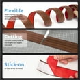 thumbnail image 4 of Art3d 10 FT Self Adhesive Vinyl Floor Transition Strip for Joining Floor Gaps,Carpet Threshold Transition，Cherry, 4 of 7