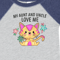 thumbnail image 4 of Inktastic My Aunt and Uncle Love Me with Cute Kitten and Flowers Boys or Girls Baby Bodysuit, 4 of 5