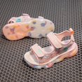 thumbnail image 5 of Zanarzt Toddler Sandals Boys Open Toe Boys Girls Sandals Open Toe Summer Outdoor Unisex Child Sport Sandals Athletic Lightweight(Toddler/Little Kid/Big Kid) Pink,US 1, 5 of 9