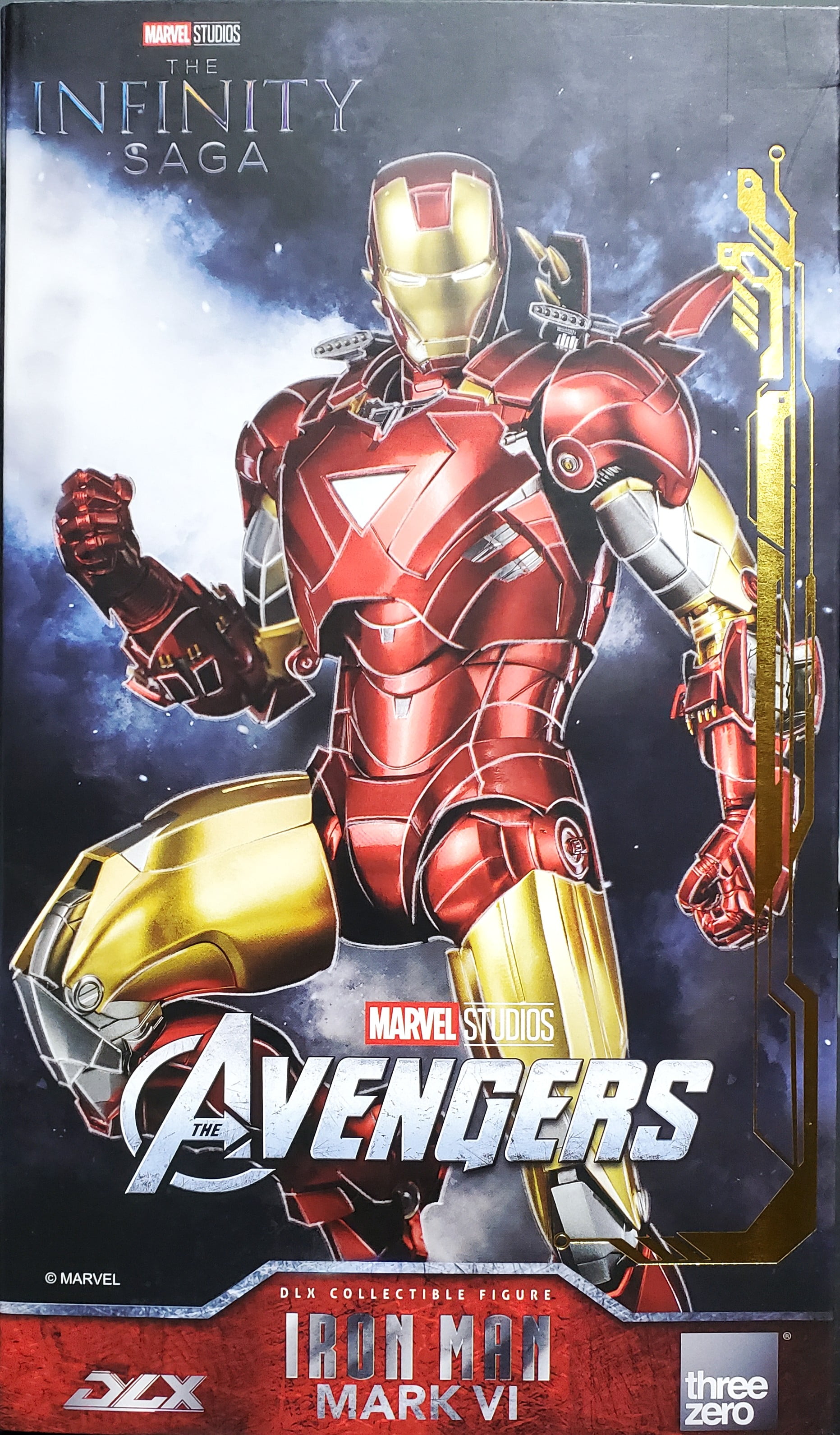 Marvel The Infinity Saga: Iron Man Mark VI DLX Action Figure Threezero