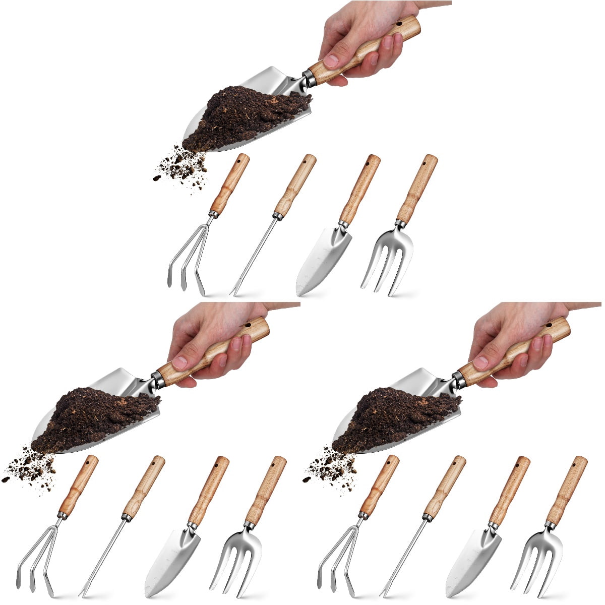 3 Sets  Gardening Tools Set Yard Tools For Gardening Trowel Set Garden Tools Outdoor Gardening Gifts