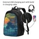 thumbnail image 2 of Balery Palm Trees Mochila con carga USB para hombre y mujer - Mochila impermeable y antirrobo para laptop con puerto USB para viajes, trabajo, 2 of 7