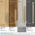 thumbnail image 3 of Amerock Coble 5-1/16 inch (128mm) Center-to-Center Golden Champagne Cabinet Pull, 3 of 6