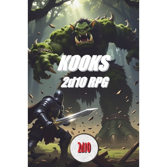 KOOKS 2d10 RPG, (Paperback)