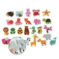 thumbnail image 3 of Kids Baby Wooden Wood Animal Cognition Puzzle Fruit Learning Educational Toy, 3 of 6
