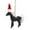 Black, variant on Moocorvic Christmas Hanging Horse Christmas Tree Decor for Home, Christmas Decorations Indoor Home Decor Realistic Horse Birthday Party Supplies for Kids Boys Girls