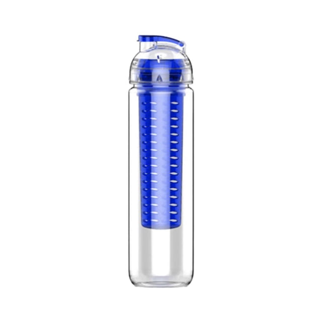 Botella De Agua Con Infusor De Frutas, Botella De Bebida A Prueba De Fugas Con Tapa Abatible De 900Ml Para Gimnasio Al Aire Libre, Deportes, Camping Yuarrent OD015049-02