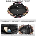 thumbnail image 3 of Magical Forest Mushroom Weekender Bag Fairy Tale Duffel with Boho Mushroom, Whimsical Cottagecore Fungi, Psychedelic Woodl Mushroom Trippy Gothic Aesthetic, 3 of 5