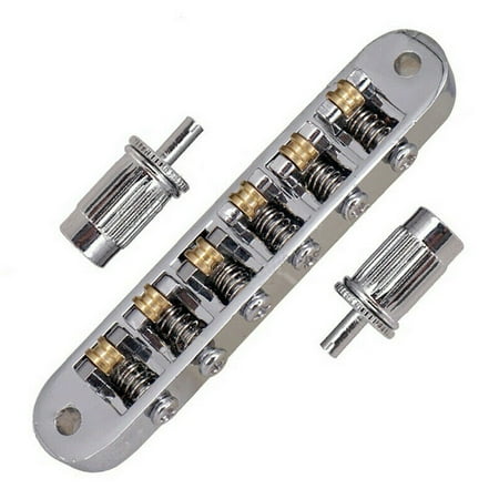 

Erthree New Arrivals With Screws Electric Guitar Bridge Adjustable Roller Tune-o-matic Tail Parts DIY