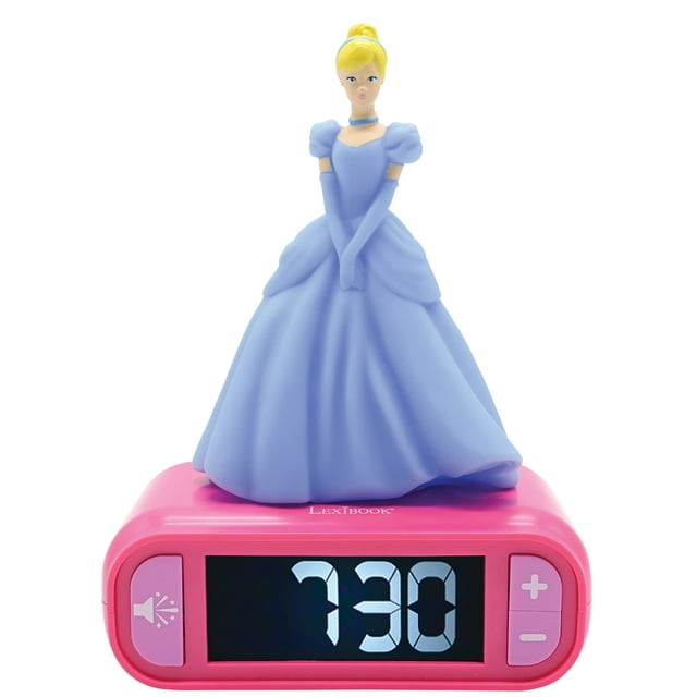 Reloj Despertador Digital LEXiBOOK Princesas Disney para Niñas RL800DP