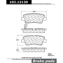StopTech 102.13130 Brake Pad, Metallic