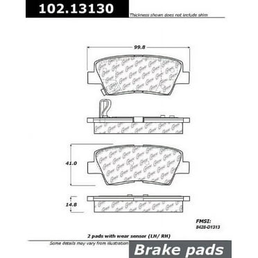 StopTech 102.13130 Brake Pad, Metallic