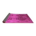 thumbnail image 2 of Ahgly Company Indoor Round Oriental Pink Industrial Area Rugs, 6' Round, 2 of 4