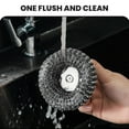 thumbnail image 6 of Clearance Sales At Walmart! Steel Wool Scrubber with Handle, Stainless Steel Wool Scrubber Detachable Metal Steel Scrubber Wool Pads for Cleaning Dishes, Iron Pots, Stoves, Wash Sink, 6 of 7